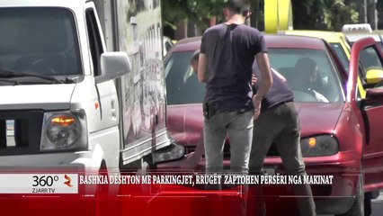 Bashkia dështon me parkingjet - Rrugët zaptohen përsëri nga makinat