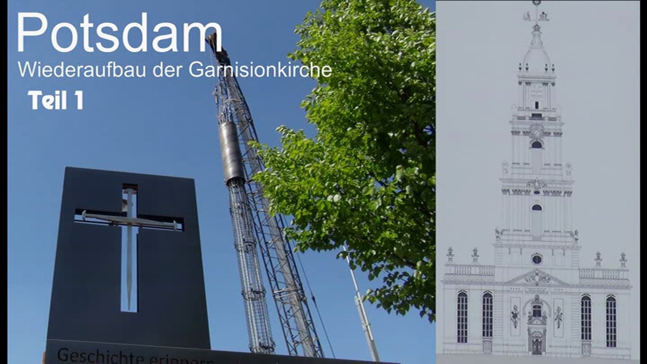 Wiederaufbau der Garnisionkirche in Potsdam (Teil 1) "Gründung der Fundamente des Glockenturms"