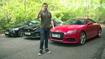 Ford Mustang vs Audi TT vs BMW M235i Coupes 2017 review | Head2Head