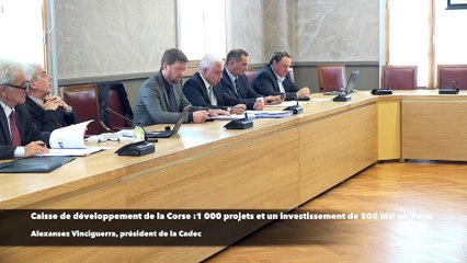 Caisse de développement de la Corse :1 000 projets et un investissement de 500 M@ en 7 ans