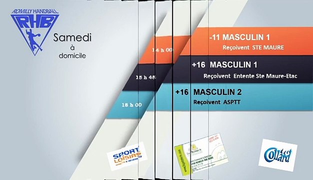 Planning des matchs week end du 26 27 mai 2018