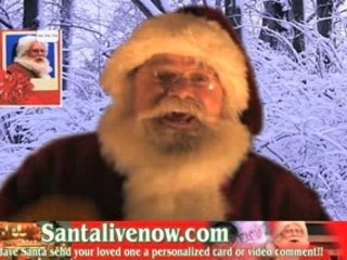 Santa and Christmas lights