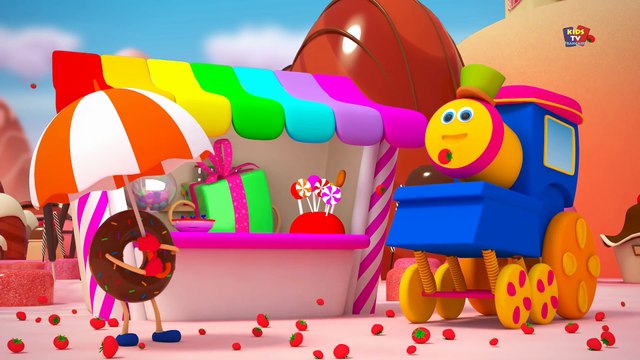 bob le train - train de nourriture - rimes pour les enfants - Bob Train - Food Train - Kids Songs