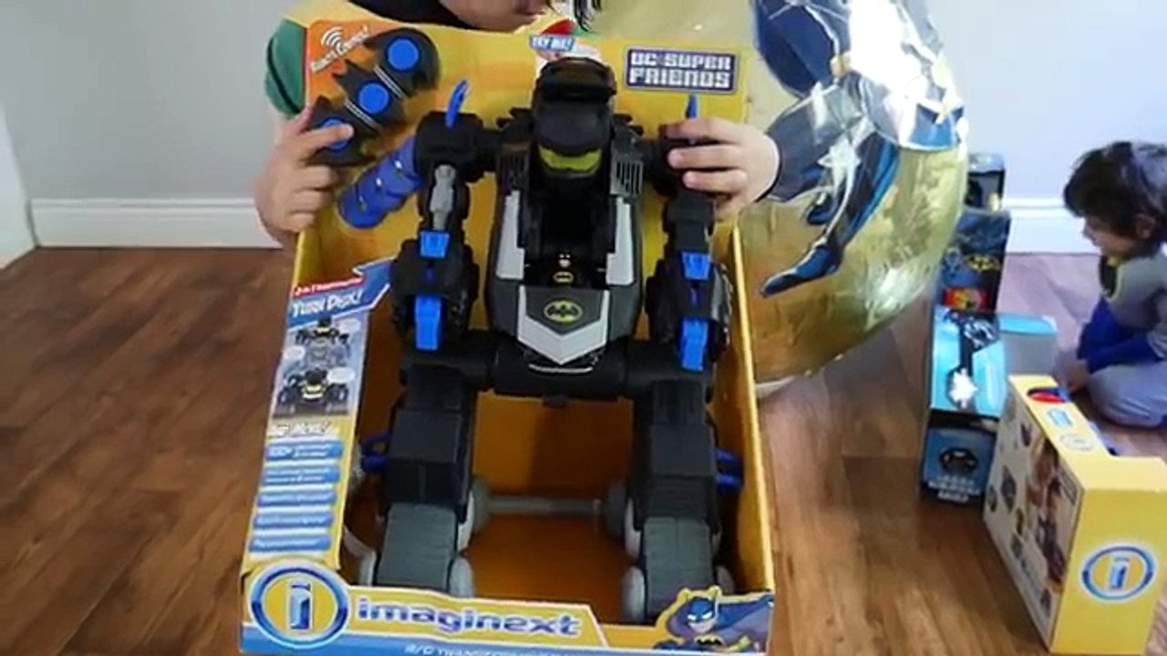 GIANT EGG SURPRISE OPENING Batman VS Joker Superhero Toys Kids Video Batman Toys GIANT Surprise EGG