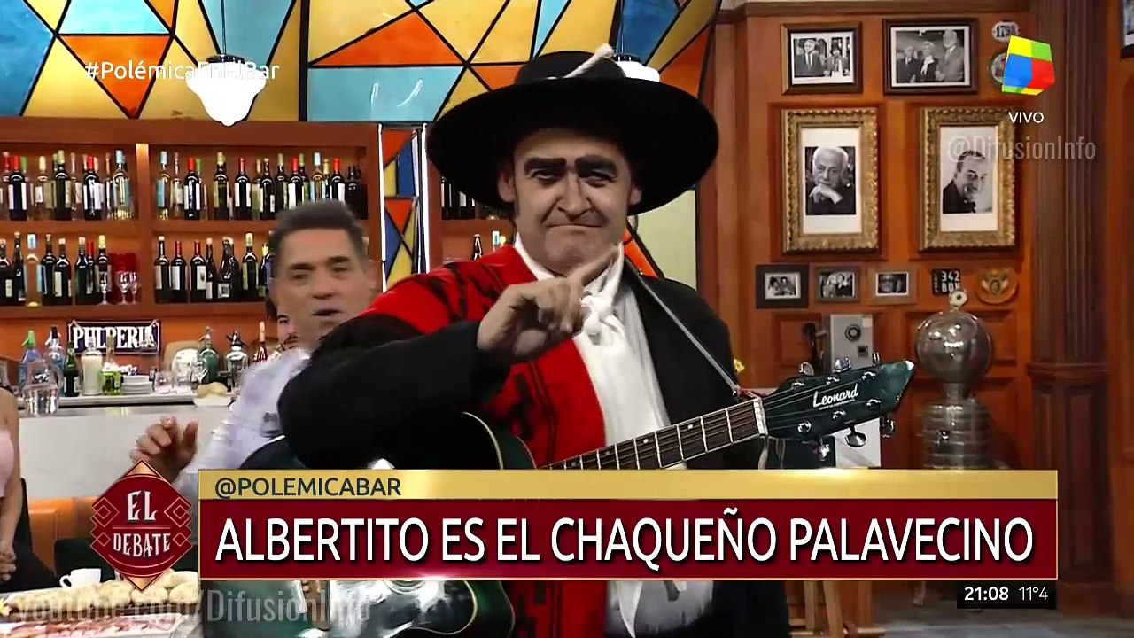 Albertito como el "Chaqueño Palavecino" en Polémica en el Bar HD | 22-05-2018 |