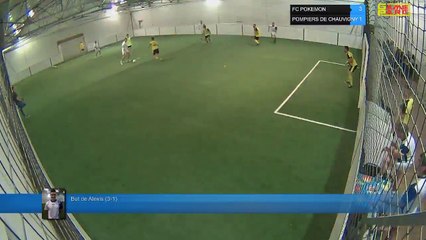 But de Alexis   (3-1) - FC POKEMON Vs POMPIERS DE CHAUVIGNY - 22/05/18 21:00 - LIGUE 2