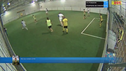 But de romain  (3-0) - FC POKEMON Vs POMPIERS DE CHAUVIGNY - 22/05/18 21:00 - LIGUE 2