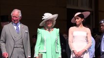 Duke and Duchess of Sussex, Prince Harry and Meghan, attend Prince Charles' 70th birthday