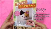 3 Japanese DIY Crafts: DIY Cat Needle felting Phone Dust Plug   DIY Ramen Candy   DIY Felt Cake
