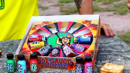 DESAFIO DA ROLETA MAIS QUENTE DO MUNDO | HOT SAUCE ROULETTE CHALLENGE