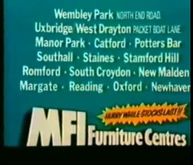 UK FURNITURE STORE TV ADVERTS