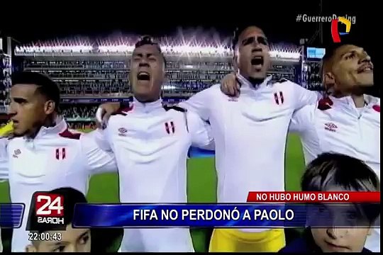 FIFA confirma que Paolo Guerrero no irá al Mundial Rusia 2018