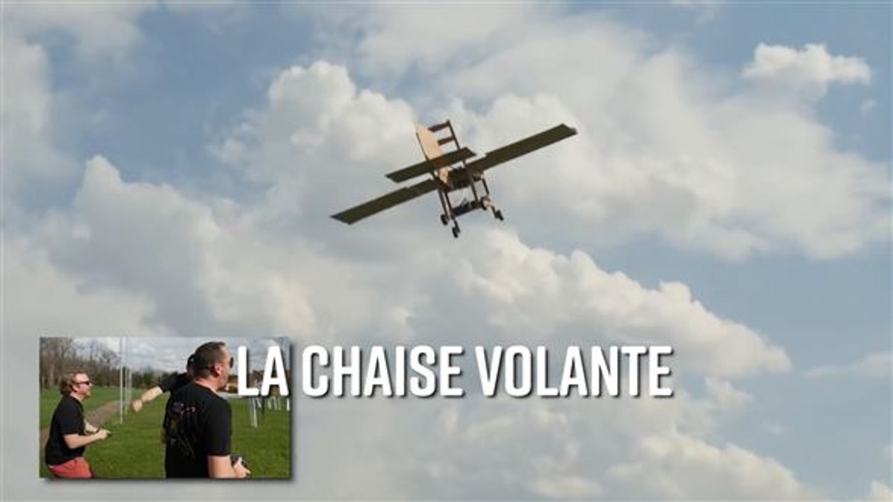 Il font voler une chaise IKEA