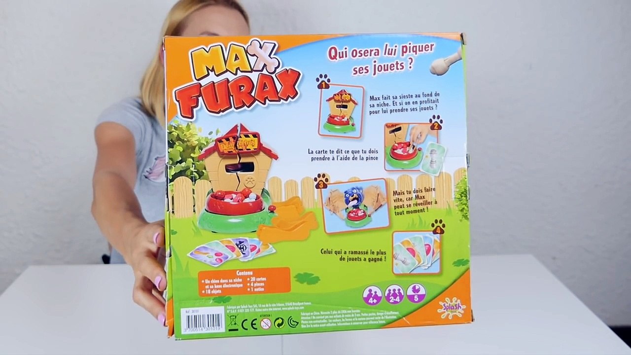 JEU - MAX FURAX - Ce chien nous fait très peur  !!!  - Jeu de société