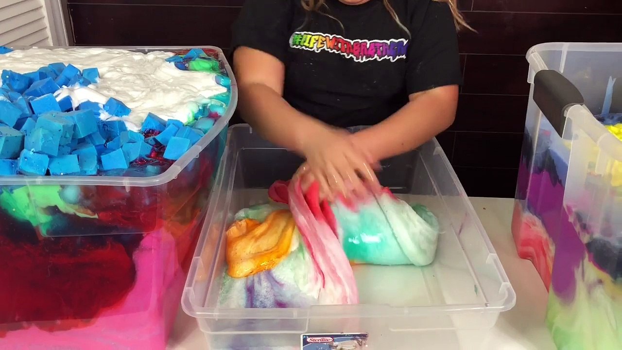 MIXING ALL OUR GIANT SLIMES - SUPER HUGE SLIME SMOOTHIE - Video Dailymotion