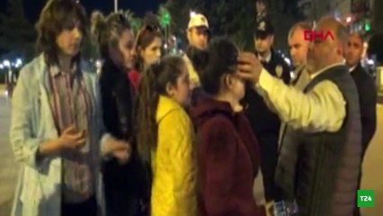 Galatasaraylı taraftarların attığı havai fişek çocuğu yaraladı