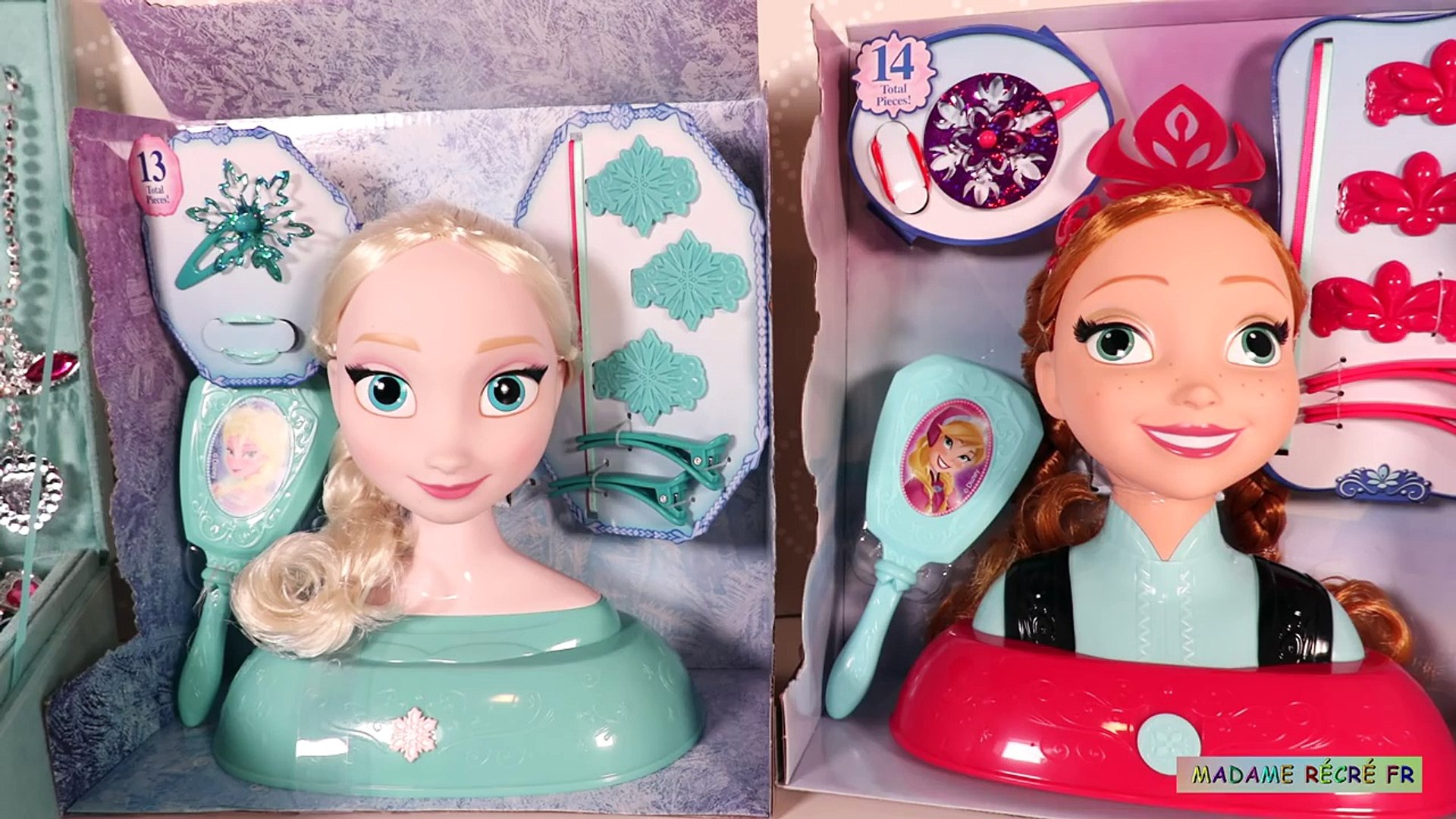 Disney Frozen - Tete A Coiffer Princesse Elsa - La Reine Des