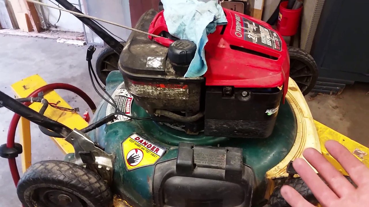 Lawn mower engine swap project video Dailymotion