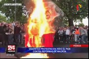 Francia: violentas protestas contra reformas de Macron