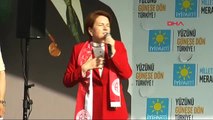 Antalya İyi Parti Genel Başkanı ve Cumhurbaşkanı Adayı Akşener Halka Hitap Etti