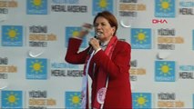 Antalya İyi Parti Genel Başkanı ve Cumhurbaşkanı Adayı Akşener Halka Hitap Etti