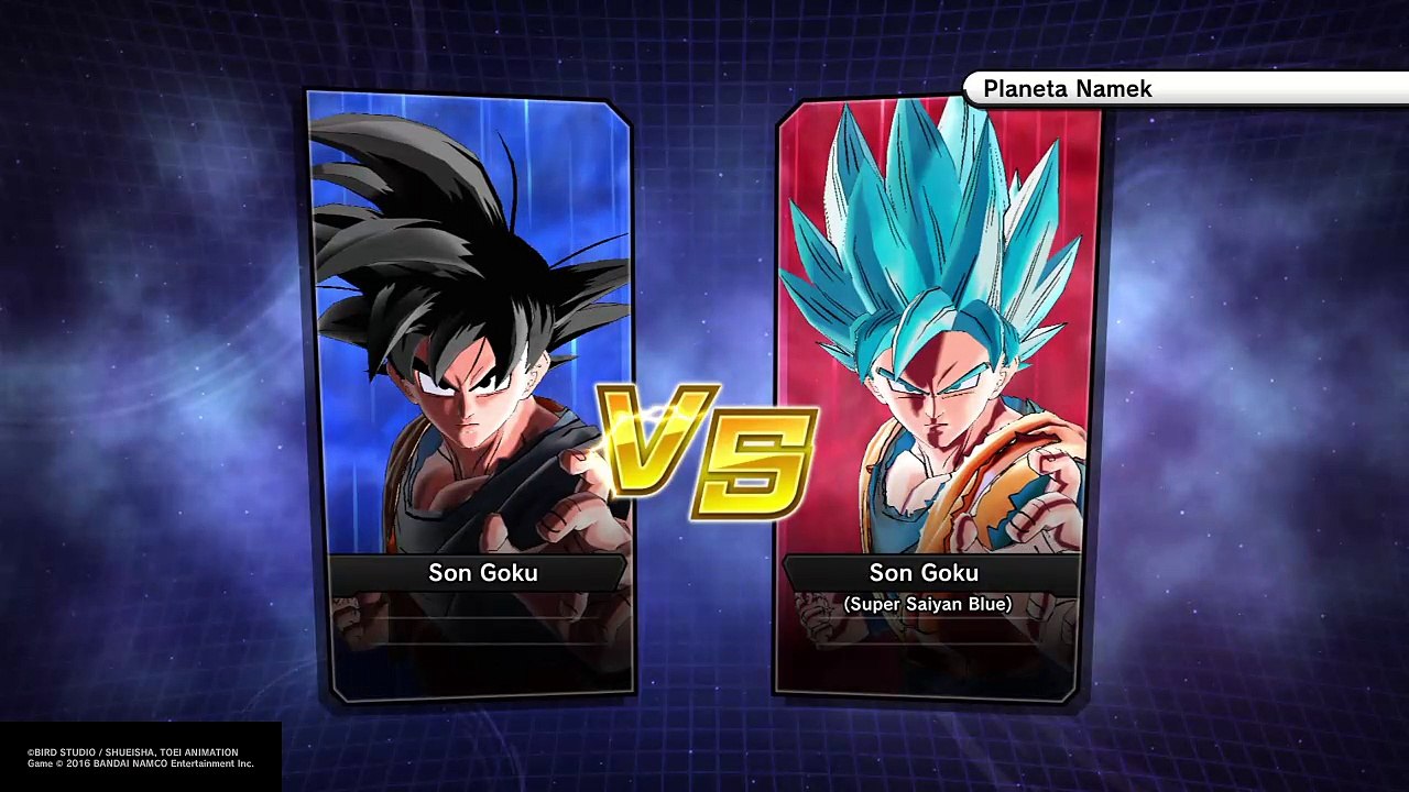 DRAGON BALL XENOVERSE 2, Son Goku vs Goku SSJ Blue