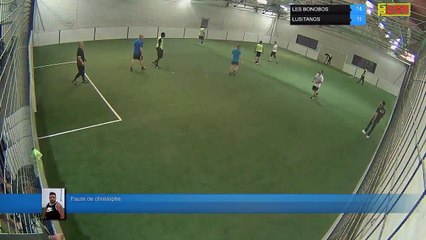 Faute de christophe - LES BONOBOS Vs LUSITANOS - 22/05/18 21:00 - LIGUE 1 - Poitiers Game Parc