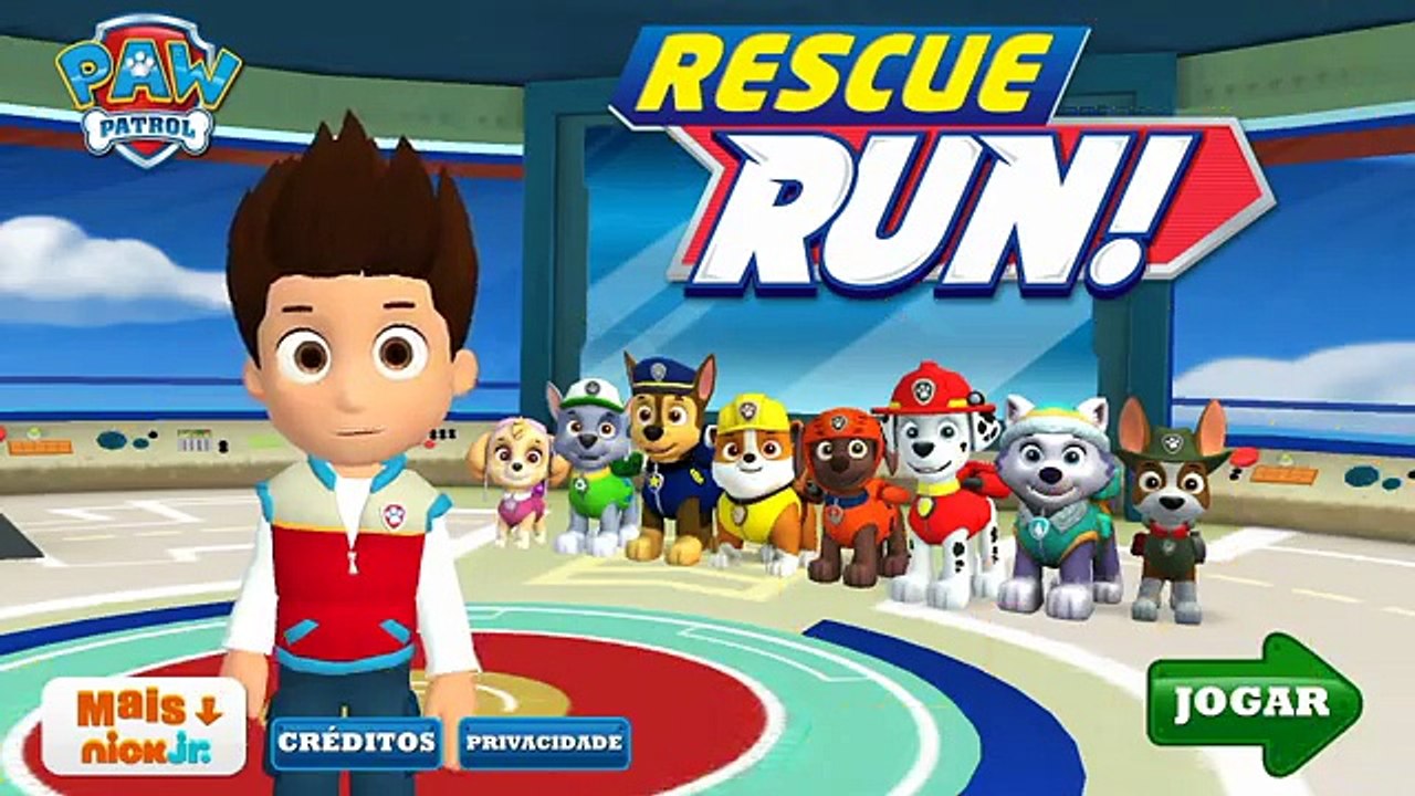 PATRULHA CANINA CORRIDA DE RESGATE ROCKY E ZUMA NA BAIA DA AVENTURA #1