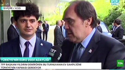 TFF, EURO 2024 adaylık dosyasını sundu