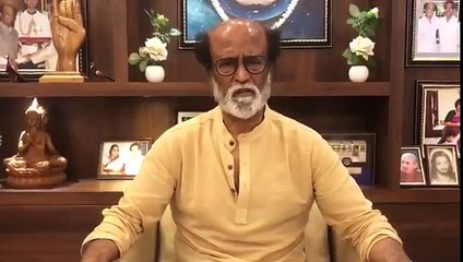 போலீசாரின் துப்பாக்கி சூட்டை கண்டித்து ரஜினி வெளியிட்ட வீடியோ