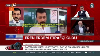 Eren Erdem'den itiraflar
