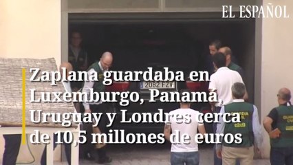 Zaplana guardaba en Luxemburgo, Panamá, Uruguay y Londres cerca de 10,5 millones de euros