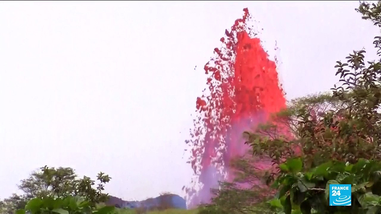 Lava from the Kilauea volcano threatens energy plant