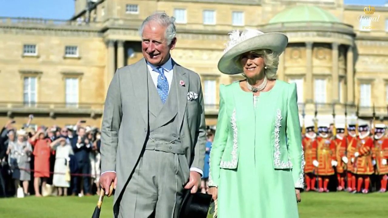 Charles couldn't hide his joy while Meghan giggled at Prince's 70th birthday party
