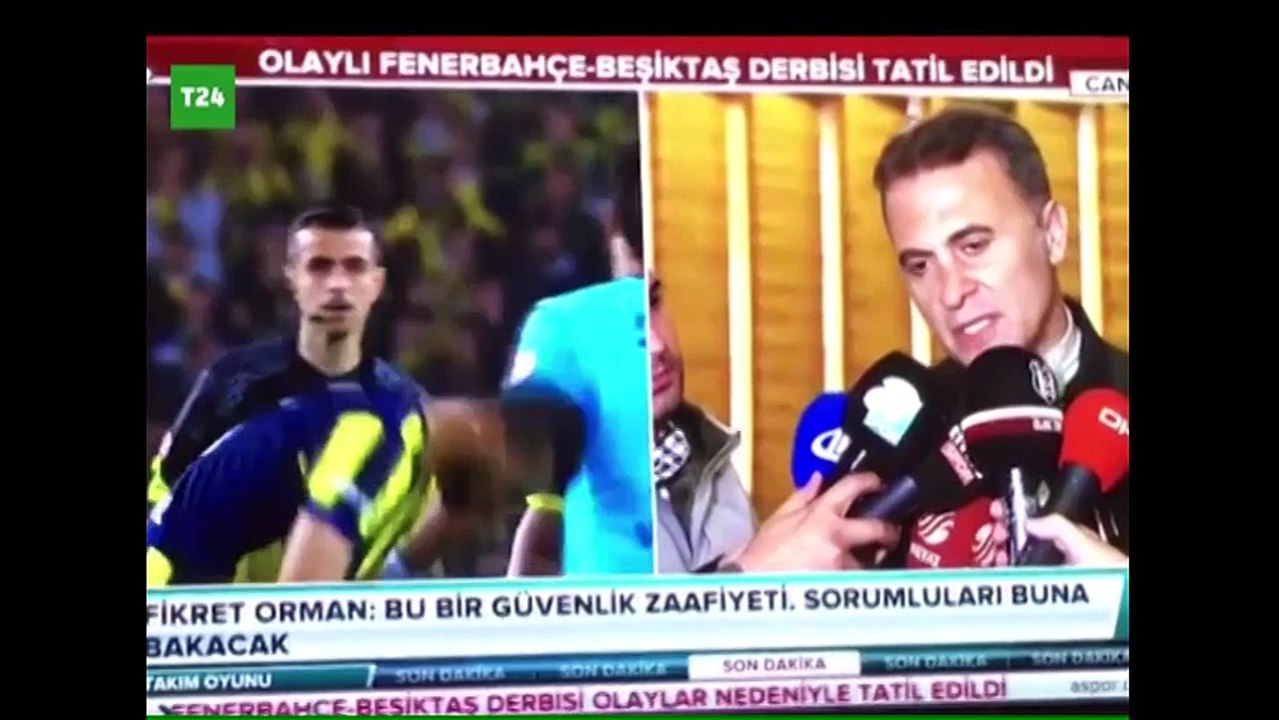 Fikret Orman: Bizim stadımızda da gerginlik vardı, ama hiç böyle olaylar olmadı