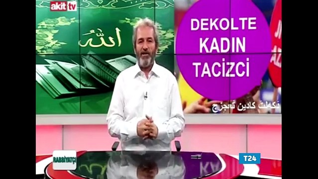 Akit TV sunucusu: Dekolte giyen kadın tacizcidir!