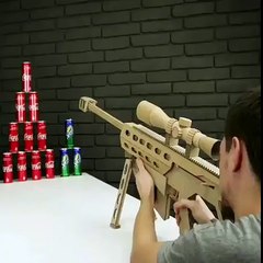 How to make a gun with a cardboard