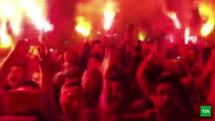 Maç sonrası Floryadan renkli görüntüler