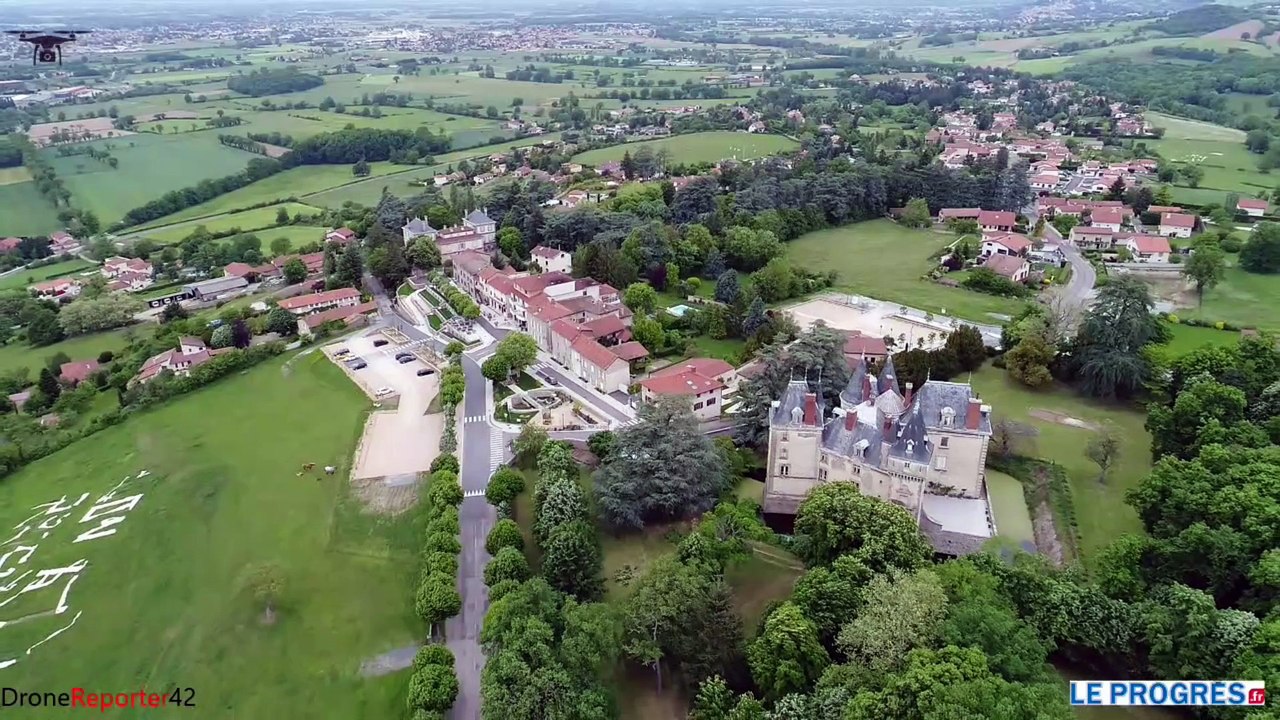 Saint-Bonnet-les-Oules vu du ciel