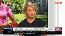 EXCLU - Les larmes aux yeux, Natacha Harry, la présidente de la SPA, réagit à la polémique - VIDEO