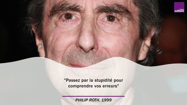 Philip Roth : il faut passer par la stupidité pour ne pas être un con