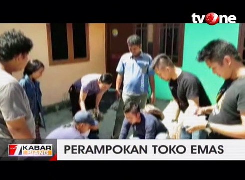 Perampok Toko Emas Dibekuk Polisi