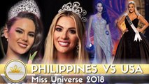 PHILIPPINES VS USA || Miss Universe 2018