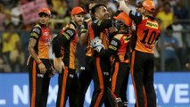 IPL 2018 : SunRisers Hyderabad Teammates Wear Black Armbands In Qualifier 1