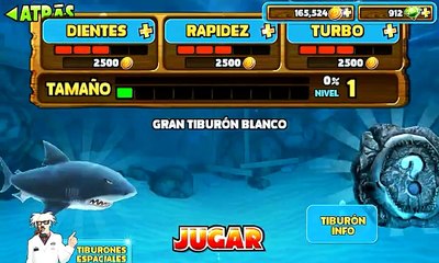 hungry shark evolution GRAN TIBURÓN BLANCO