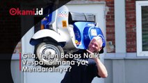 Gila, Terjun Bebas Naik Vespa, Gimana Ya Mendaratnya?