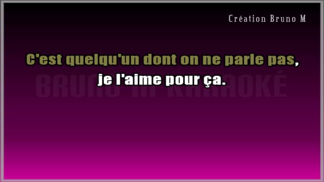 Francis Cabrel - Une star à sa façon KARAOKE / INSTRUMENTAL