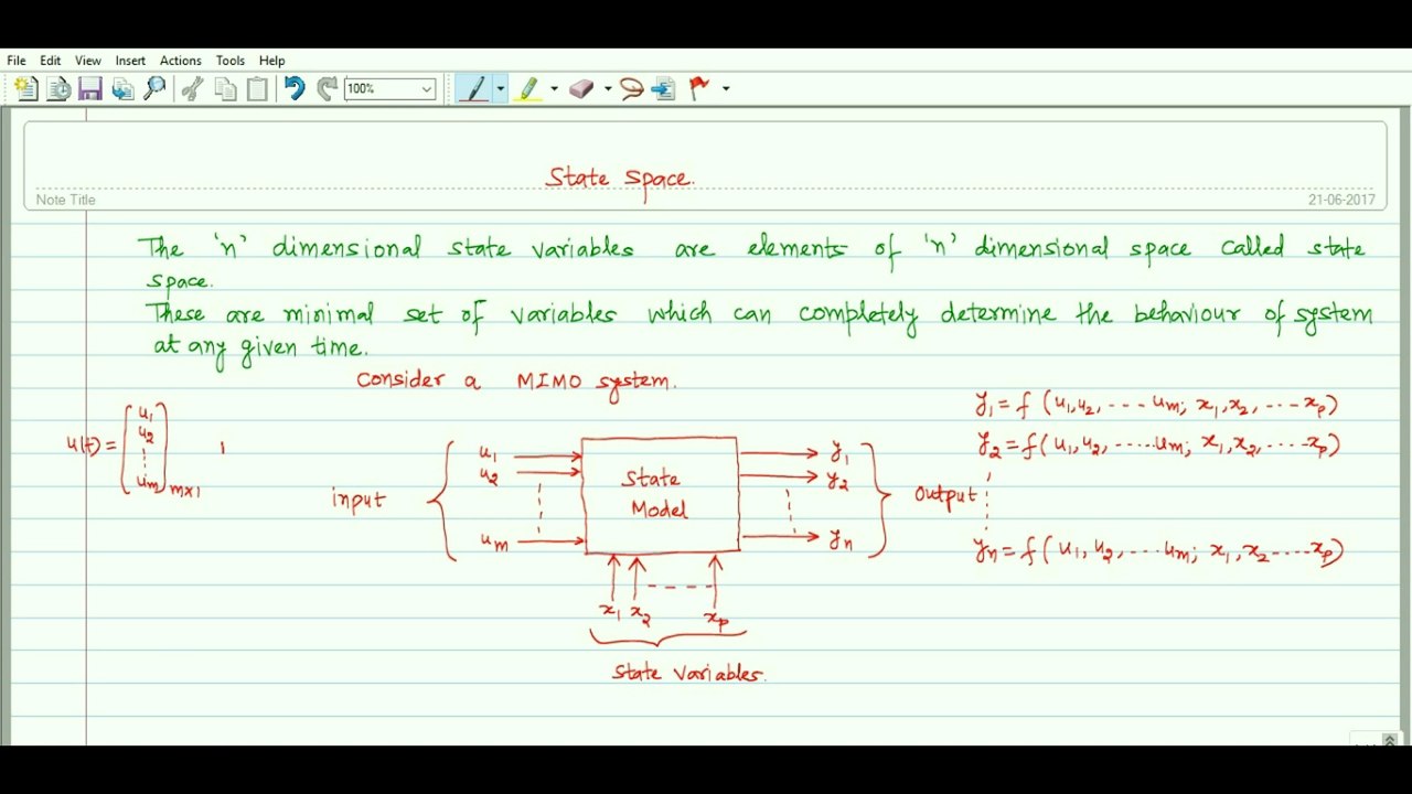 Control System No. 42 | Basics of State of Model