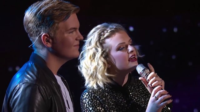 Maddie - Caleb Sing Somewhere Over the Rainbow - What a Wonderful World - Finale - American Idol