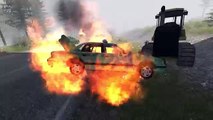 Beamng drive - Police Chases Take Down #3 (real sounds, interception crashes)